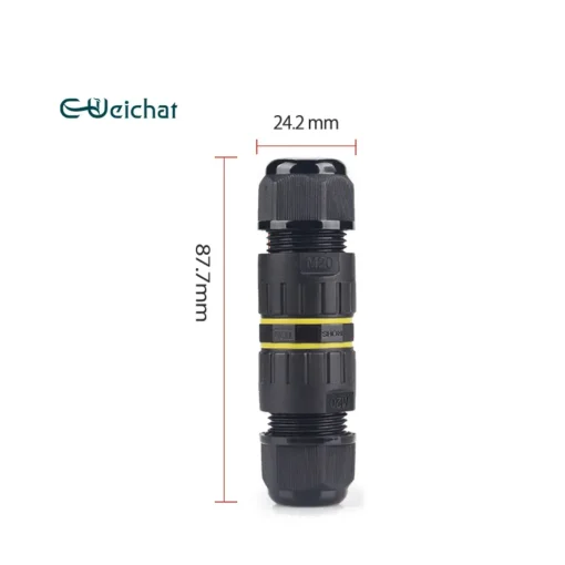 Đầu nối cút nối điện chống nước M20-3P IP68 4pin