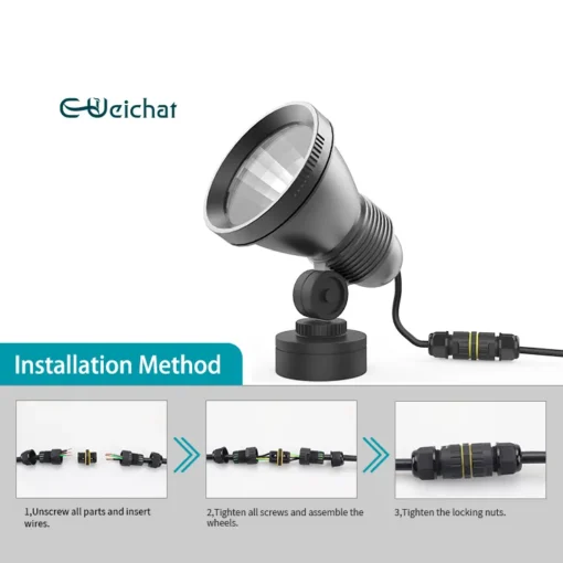 Đầu nối cút nối điện chống nước M20-3P IP68 4pin