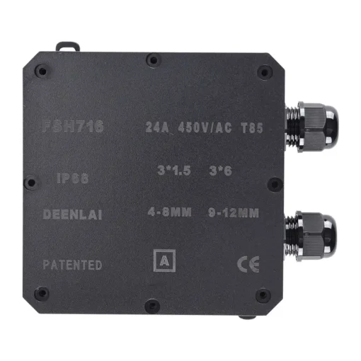 Hộp nối điện chống nước 2 3 4 5 6 7 8 9 10 11 12 ngả ngoài trời IP68 FSH716-A