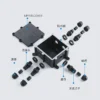 Hộp nối điện chống nước 2 3 4 5 6 ngả ngoài trời IP68 FSH714-B