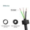 Đầu nối T chống nước M20T-3P IP68 3pin