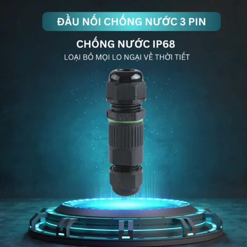 Đầu nối chống nước 3 pin chống nước IP68 FSH715X-3