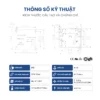Hộp nối điện chống nước 2 3 4 5 6 ngả ngoài trời IP68 FSH714