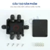 Hộp nối điện chống nước 2 3 4 5 6 ngả ngoài trời IP68 FSH714