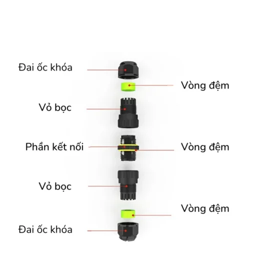 Đầu nối dây điện vít 2 – 3 chân mini EW-M16