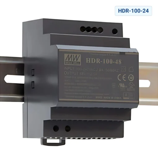 Nguồn Meanwell HDR-100-24 (92W 24V 3.83A)