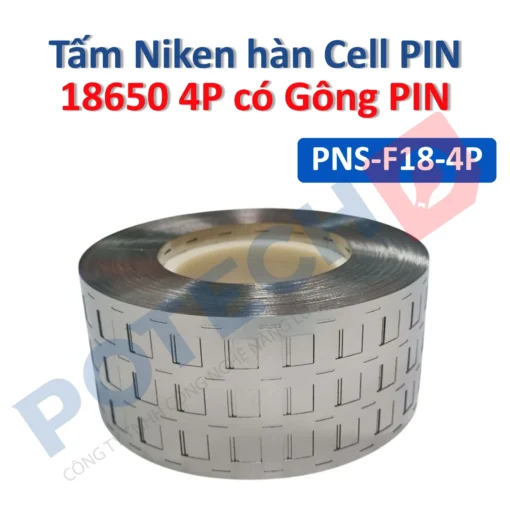 Tấm niken hàn cell pin 18650 có gông pin
