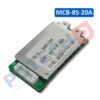 Mạch BMS 8S 20A cân bằng pin LiFePO4 32700 – bảo vệ và cân bằng 8 cell 24V