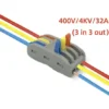 Cút nối nhanh dây điện PTC-2-3