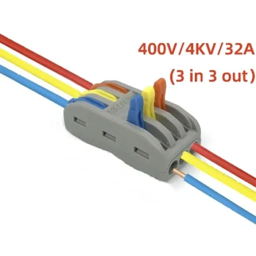 Cút nối nhanh dây điện PTC-2-3
