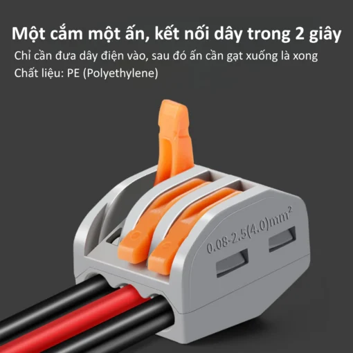 Cút nối nhanh dây điện PTC-31