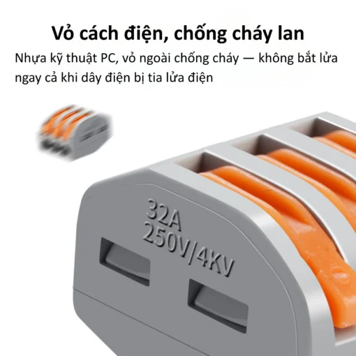 Cút nối nhanh dây điện PTC-31