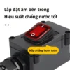Hộp công tắc treo ngoài trời bật tắt 1 đầu đèn LED xanh chống nước IP65 – FSH711-1BS
