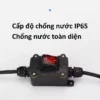 Hộp công tắc quả nhót treo ngoài trời đèn LED xanh chống nước IP65 – FSH711-BS