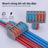 Cút nối nhanh dây điện 2 đầu vào 6 đầu ra – LT-623