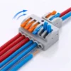 Cút nối nhanh dây điện 2 đầu vào 6 đầu ra – LT-623