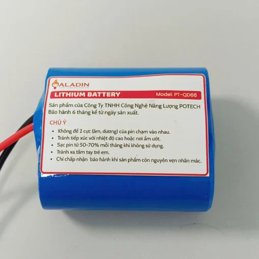 Pin LifePo4 thay thế cho ắc quy quạt tích điện Mickey TD-914