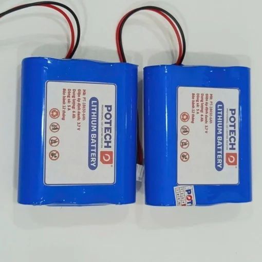 Pin đèn exit 18650-3.7V-6000mAh, chuẩn kết nối XH2.54