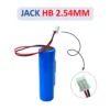Pin sạc Lithium 18650-3.7V-2.600mAh, Jack HB 2.54mm và có mạch bảo vệ