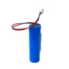 Pin sạc Lithium 18650-3.7V-2.600mAh, Jack HB 2.54mm và có mạch bảo vệ