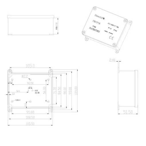 Hộp đấu diện chống nước IP68 FSH716 (2 – 10 cổng)
