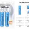 Cell pin Lithium-ion EVE INR18650/35V – 3.7V 3500mAh xả tối đa 10.2A