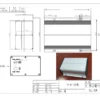 Hộp nhôm đựng pin Lithium IP65 size 300×140×90mm