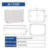 Hộp điện nhựa ABS chống nước IP67 – JX-171207