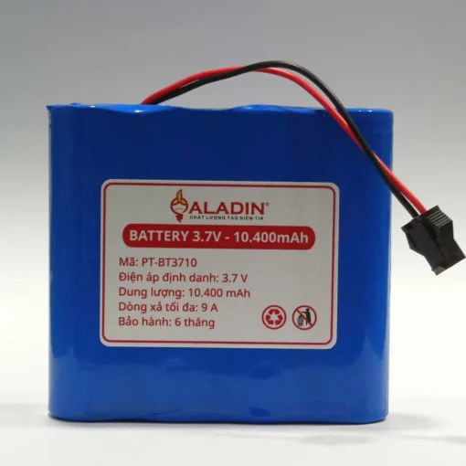 Pin Lithium-ion 18650 1S4P 3.7V 10.400mAh dòng xả 9A
