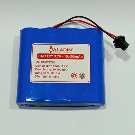Pin Lithium-ion 18650 1S4P 3.7V 10.400mAh dòng xả 9A
