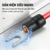 Đầu cos chữ Y SV 1.25-3 bằng đồng bọc nhựa nối dây điện 0.5 ~ 1.5 mm², lỗ 3.2mm