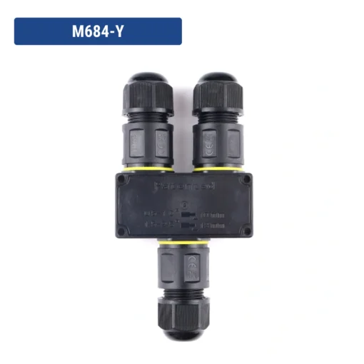 Đầu nối điện chống nước IP68 M684-Y M20 3 Pin dây 6-11mm