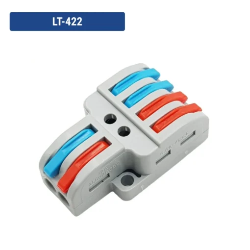 Cút nối nhanh dây điện 2 vào 4 ra – LT-422