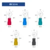 Đầu cos tròn RV 3.5-6 bằng đồng bọc nhựa nối dây điện 2.5 ~ 4.0 mm², lỗ 6.4mm