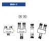 Đầu nối điện chống nước IP68 M684-Y M20 3 Pin dây 6-11mm