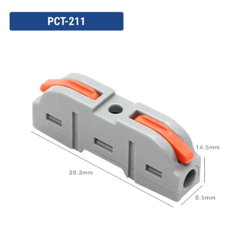 Cút nối nhanh dây điện 1 vào 1 ra – PCT-211