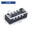 Cầu đấu dây điện  4 cực-15A – TB-1504
