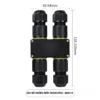 Đầu nối điện chống nước chữ H M684-H IP68 3 Pin dây 6-11mm