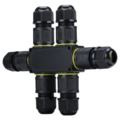 Đầu nối điện chống nước IP68 M684-S 6 đầu M20 3 Pin dây 6-11mm