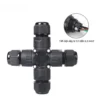 Đầu nối chống nước IP68 EW-M25X-3P 3 Pin dây 9-12mm