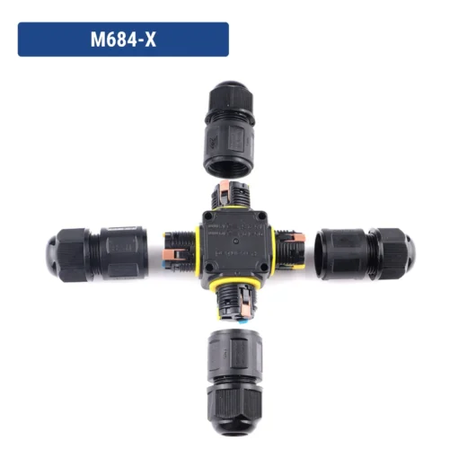 Đầu nối chống nước IP68 M684-X M20X 3 Pin dây 5-9mm