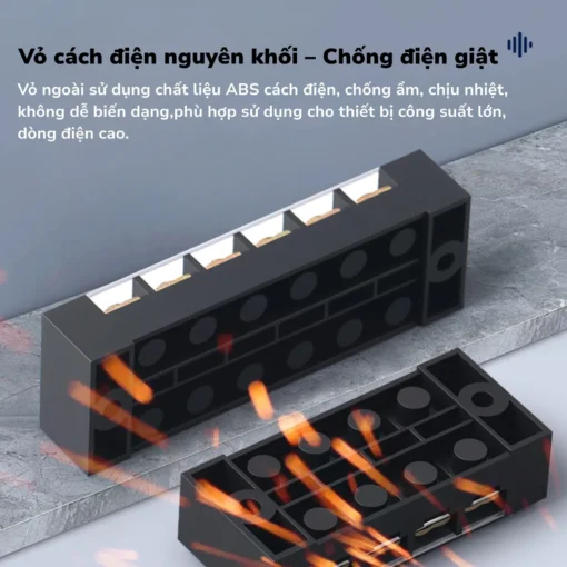 Cầu đấu dây điện 20 cực-15A – TB-1520