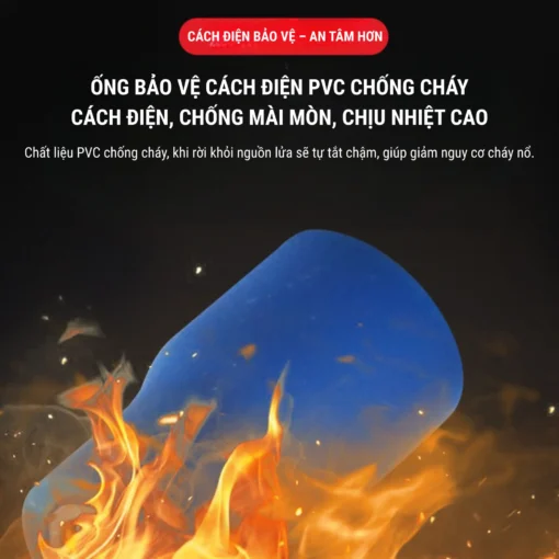 Đầu cos tròn RV S1.25-3 bằng đồng bọc nhựa nối dây điện 0.5 ~ 1.5 mm², lỗ 3.2mm