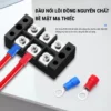 Đầu cos tròn RV S2-4 bằng đồng bọc nhựa nối dây điện 1.5 ~ 2.5 mm², lỗ 4.3mm