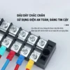 Đầu cos tròn RV 3.5-6 bằng đồng bọc nhựa nối dây điện 2.5 ~ 4.0 mm², lỗ 6.4mm