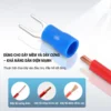 Đầu cos chữ Y SV S2-6 bằng đồng bọc nhựa nối dây điện 1.5 ~ 2.5 mm², lỗ 6.4mm