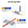 Cút nối nhanh dây điện 1 vào 1 ra – PCT-211