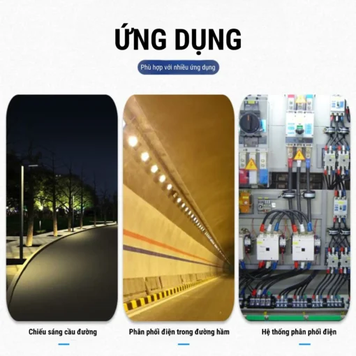 Cầu đấu dây điện 4 cực-15A – TB-1504