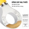 Đầu cos tròn RV 5.5-8 bằng đồng bọc nhựa nối dây điện 4.0 ~ 6.0 mm², lỗ 8.4mm