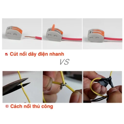 Đầu cos chữ Y SV 3.5-6 bằng đồng bọc nhựa nối dây điện 2.5 ~ 4 mm², lỗ 6.4mm